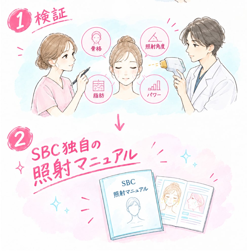 ③ 誰が担当しても確実！SBC独自の「完全マニュアル」