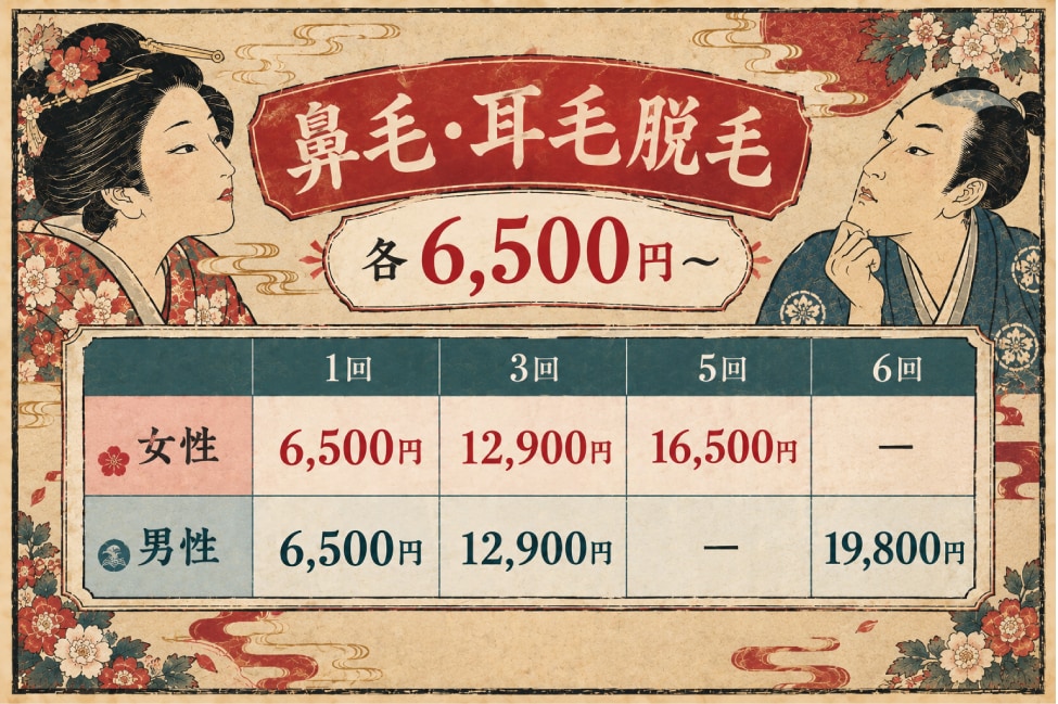 各6,500円から選べる分かりやすい料金体系