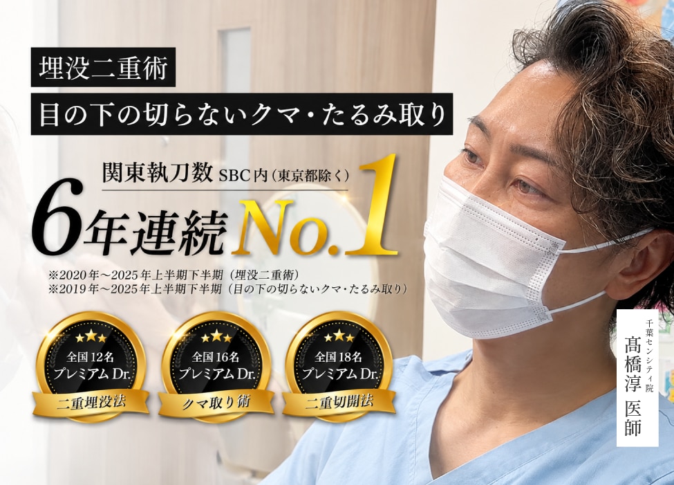 二重埋没法6年連続No.1🥇（2020年〜2025年）