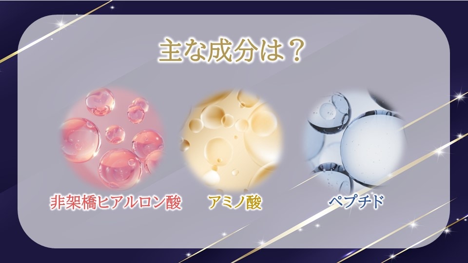 【ヒアルロン酸・アミノ酸・ペプチド】