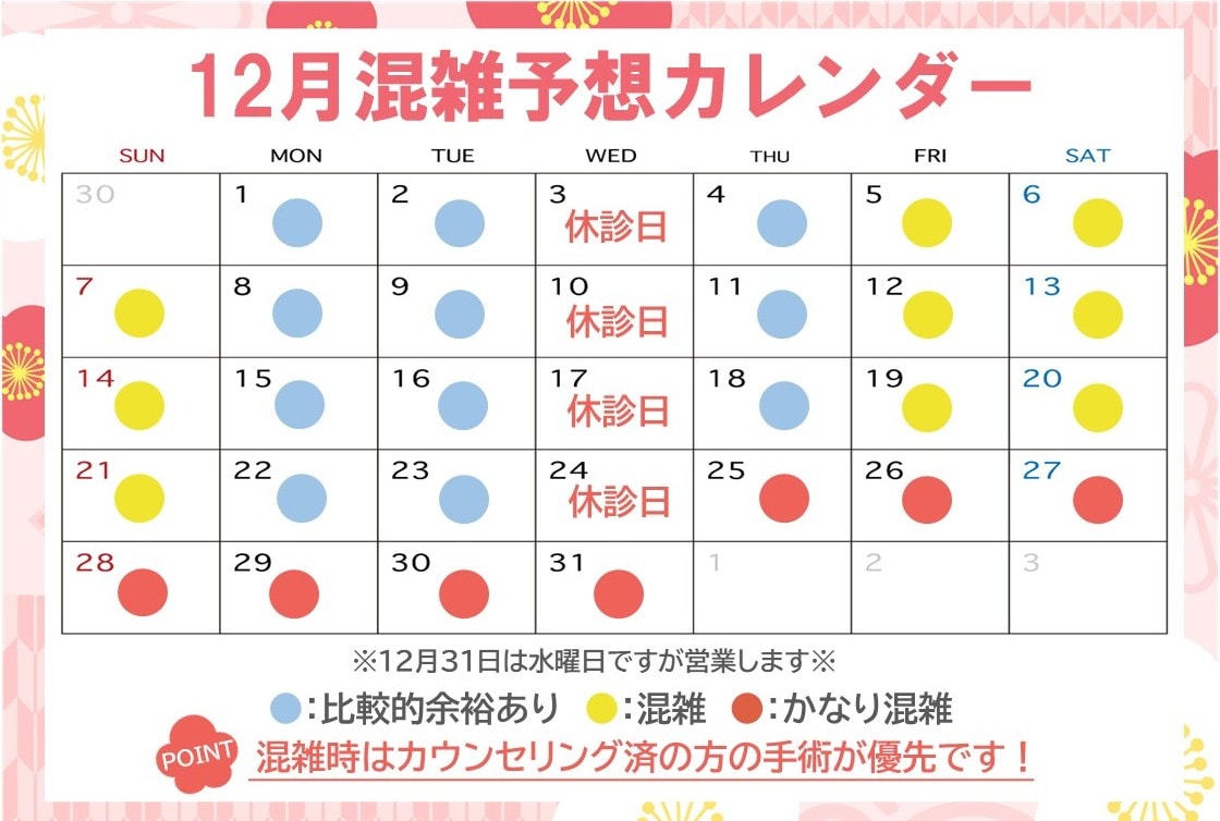 ステップ①　どの日が混み合いそうなのかを知る！
