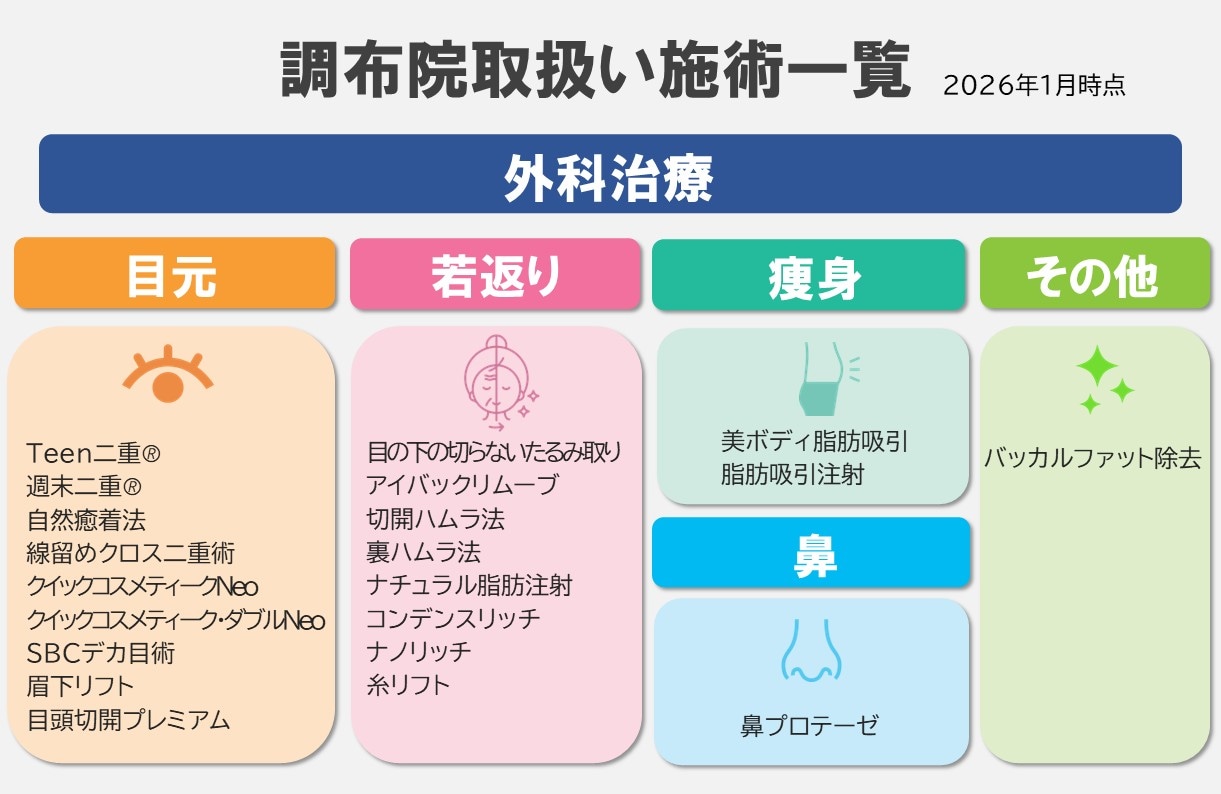 【目元・若返り・痩身・鼻・その他】