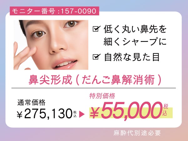 鼻尖形成(だんご鼻解消術)