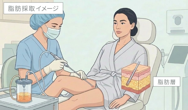 脂肪採取のイメージ