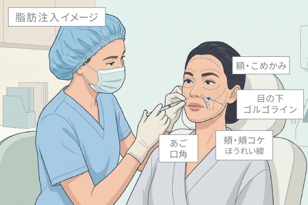 脂肪注入のイメージ