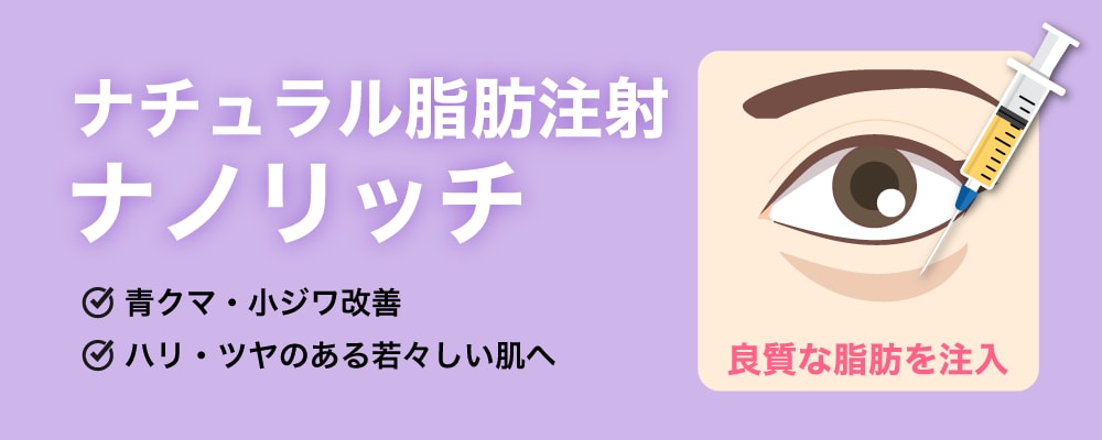ナチュラル脂肪注入ナノリッチ