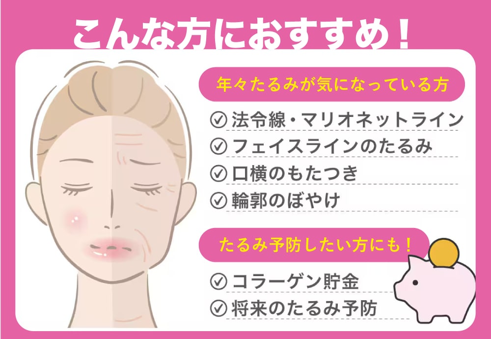 糸リフトでお悩み解消！