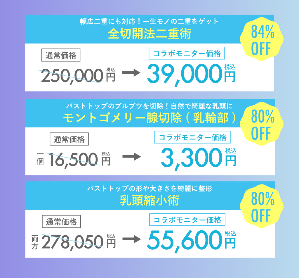 原慎之介医師コラボモニター50%OFF