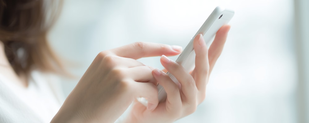 スマホで簡単！WEB予約の流れ<br />
