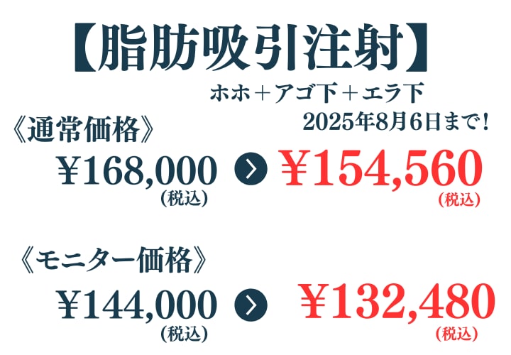 ダウンタイム最小限！アゴ下スッキリさせたい方！