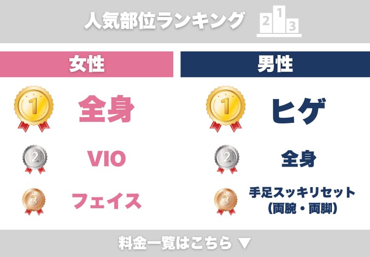 男女ともに全身がランクイン✨