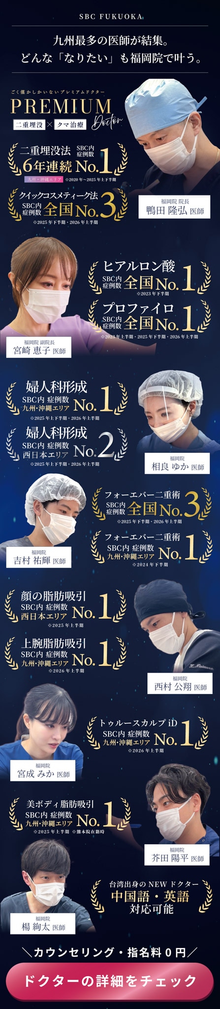 福岡・天神・博多で二重埋没・クマ取り・脱毛・ボトックス・ヒアルロン酸・レーザー治療をするなら湘南美容クリニック福岡院