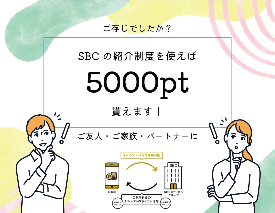SBCポイントが5,000円分手に入る【SBCの紹介制度】