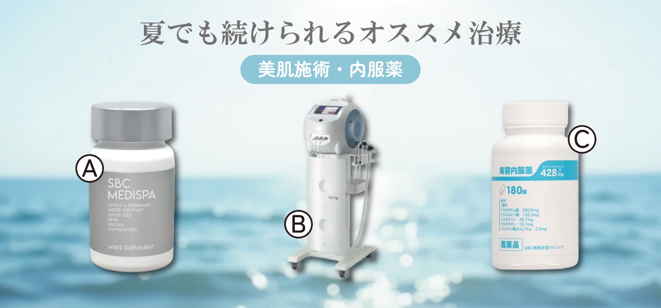 美肌施術・内服薬