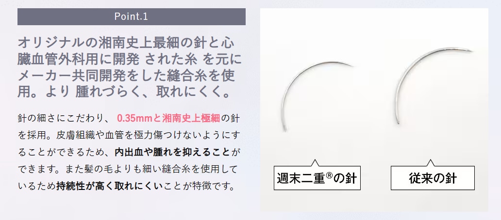 【人気No.3】週末二重