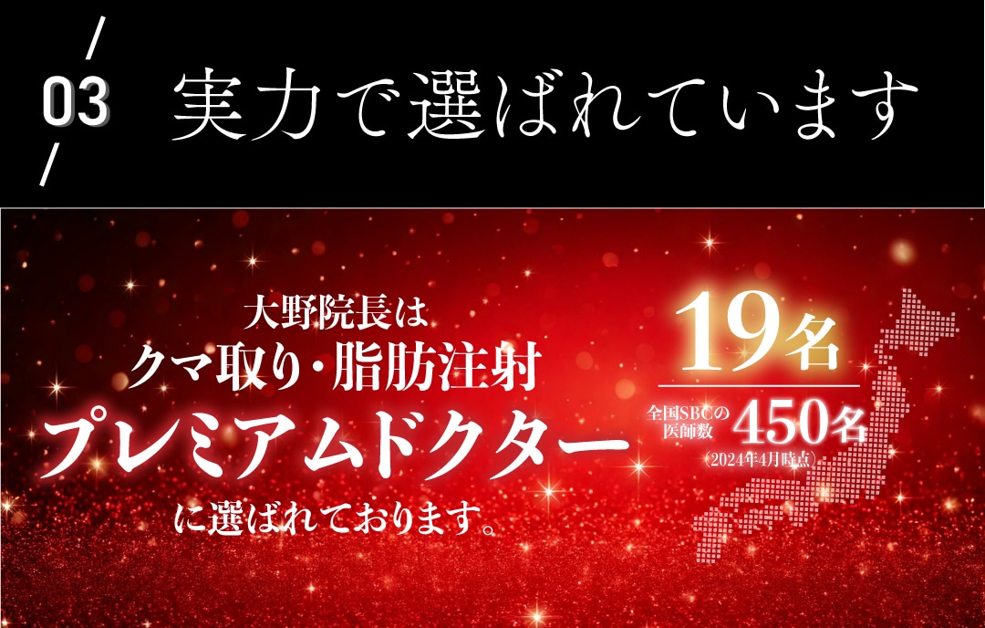 実力で選ばれています