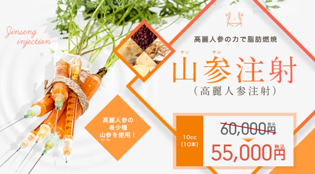 ②山参（サンサム）注射