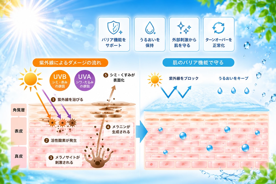 夏の肌トラブル対策におけるドクターズコスメの役割と定義