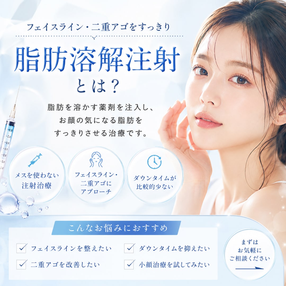 手軽に部分痩せ！脂肪溶解注射のすべて｜あなたに本当に必要な「脂肪おとし」の正解とは？