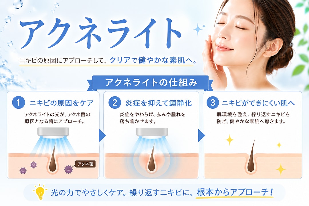 STEP 02：アクネライト【殺菌・赤み改善】
