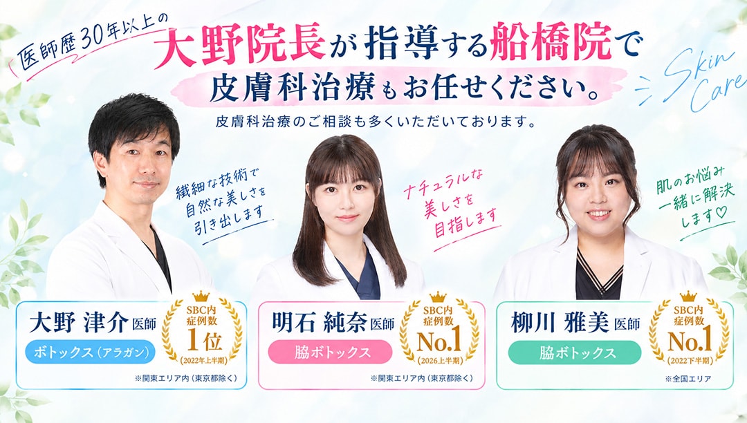 美容皮膚科はどこで受けても同じ？そんなことはございません。