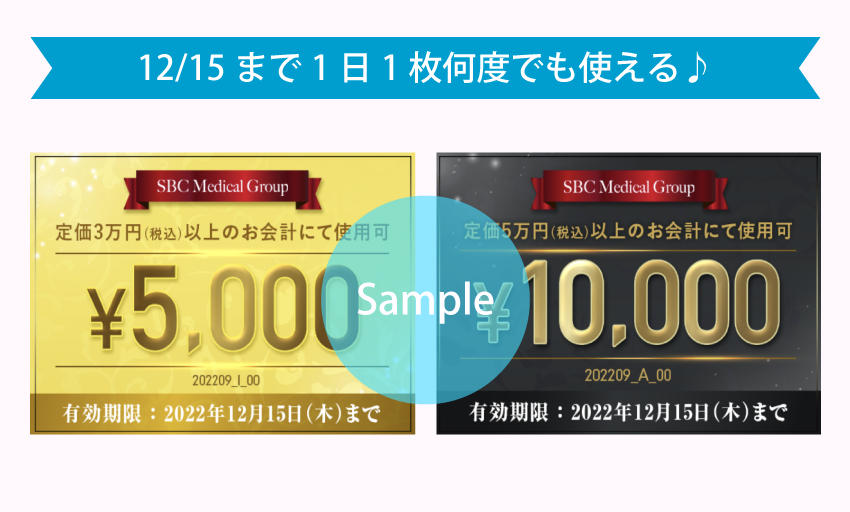 〈12月15日まで〉1日1枚何度でも使える割引チケット