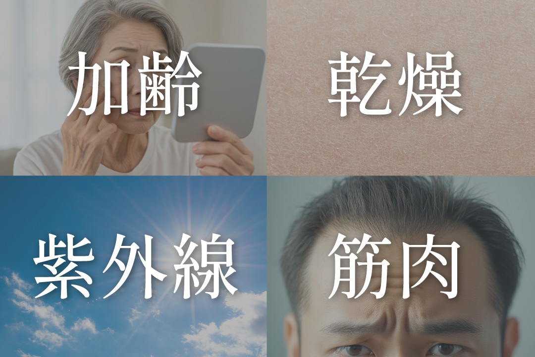 加齢だけじゃないんです…！