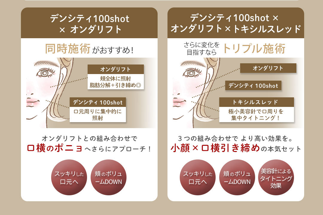 DENSITY〈100shot〉 × おすすめセットMENU