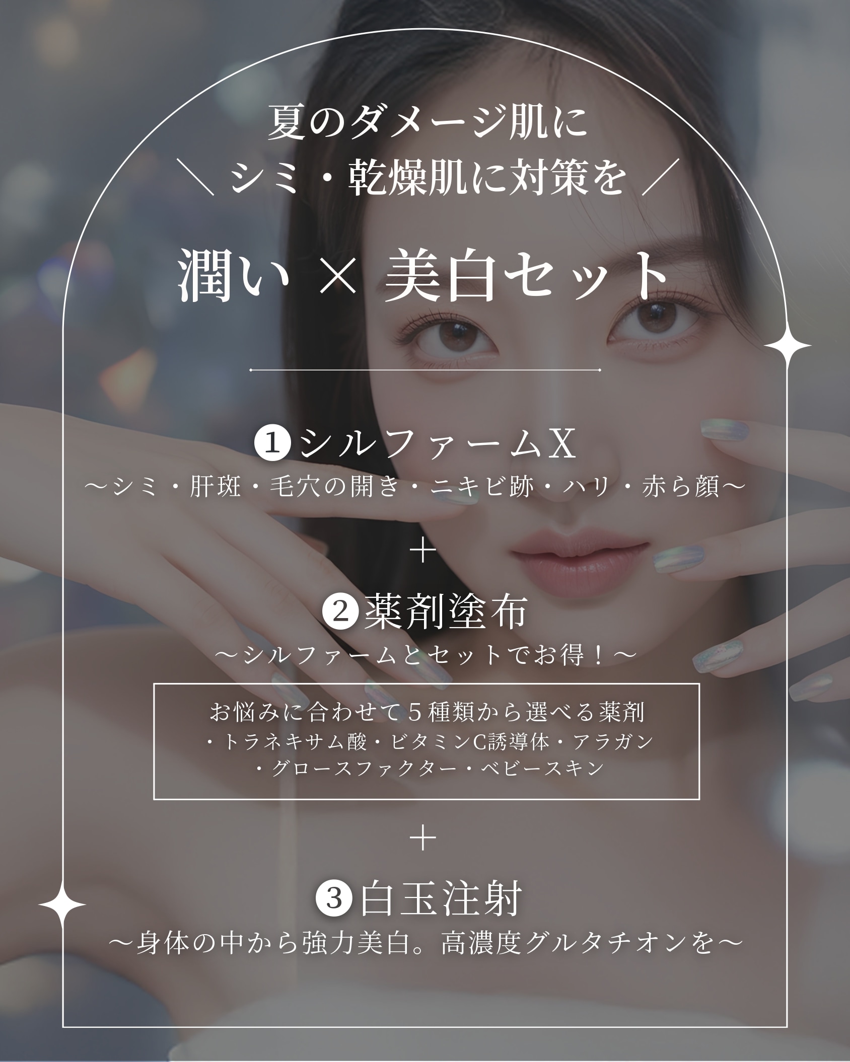 【夏のダメージに】潤い×美白セット