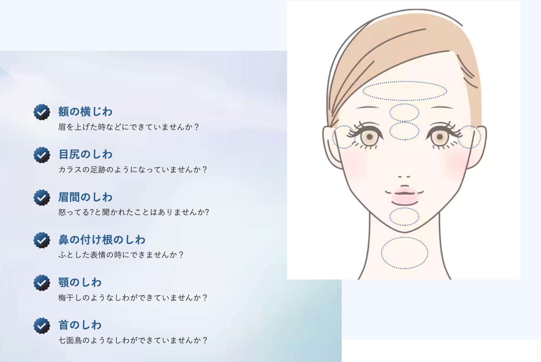 ボトックス施術のご案内