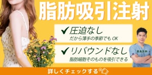 銀座脂肪吸引葛島医師による脂肪吸引注射
