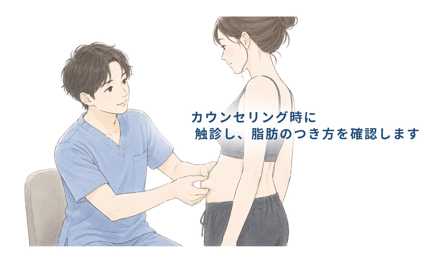 正しい判断は脂肪吸引医師の触診がおすすめ