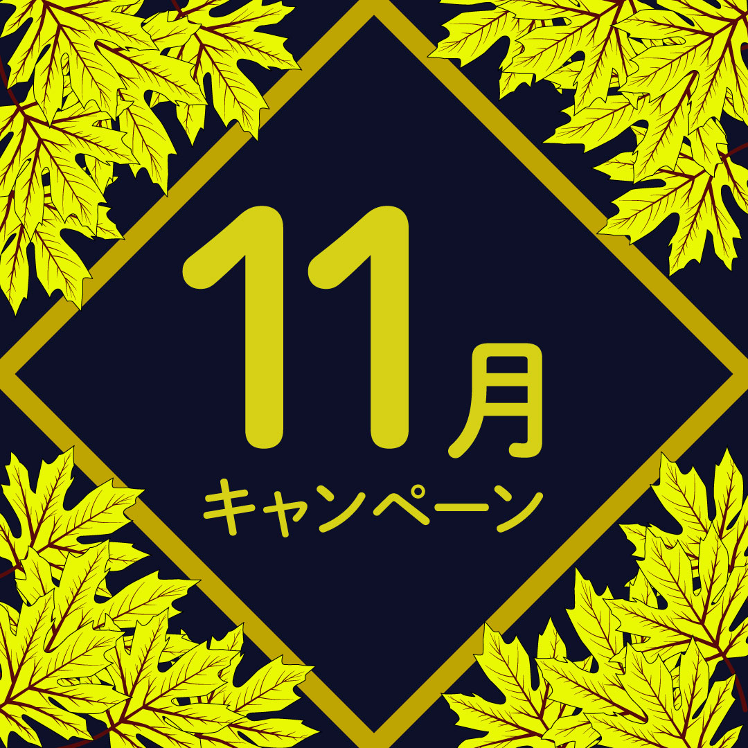 【11月のキャンペーン】水光注射・ヒアルロン酸・プロファイロがお得！