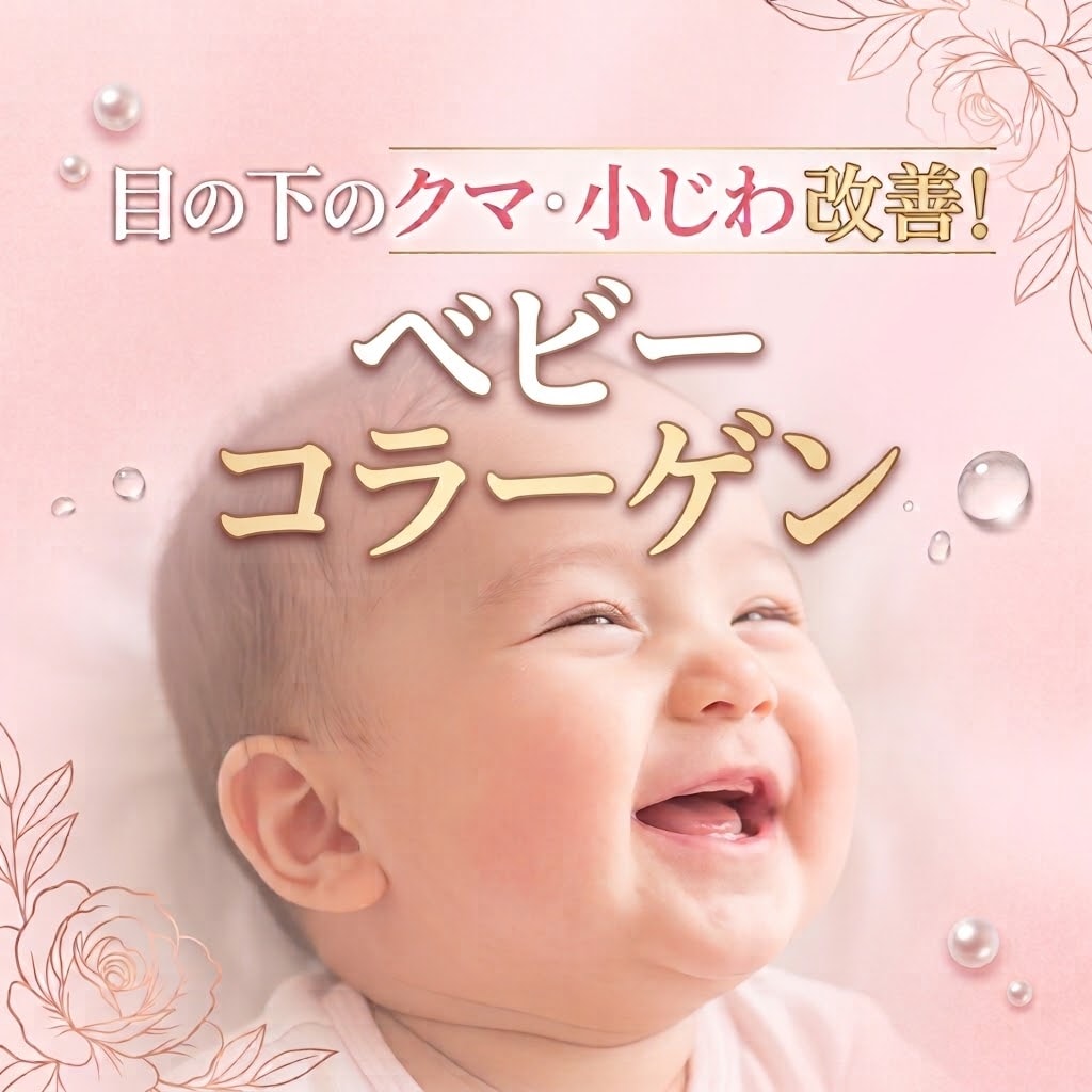 目の下のクマ・小じわに人気！八王子でベビーコラーゲン受けてみませんか？