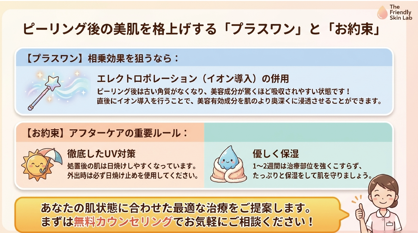 ピーリング後の美肌を格上げするプラスワンとアフターケアの重要ルール