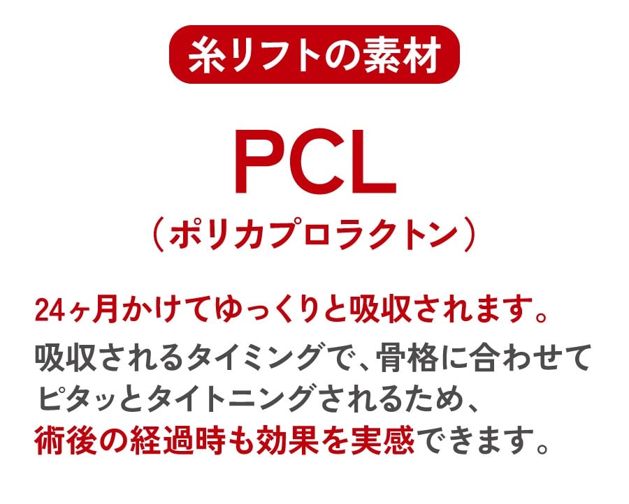 長期的なリフト力と美しい経過