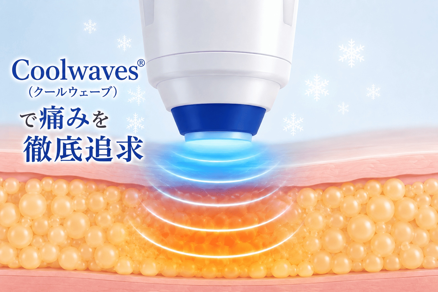 Coolwaves®（クールウェーブ）で痛みを徹底追求