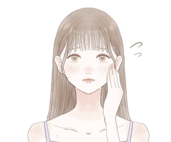 30代のたるみ初期： フェイスラインのわずかのもたつき、毛穴の開き