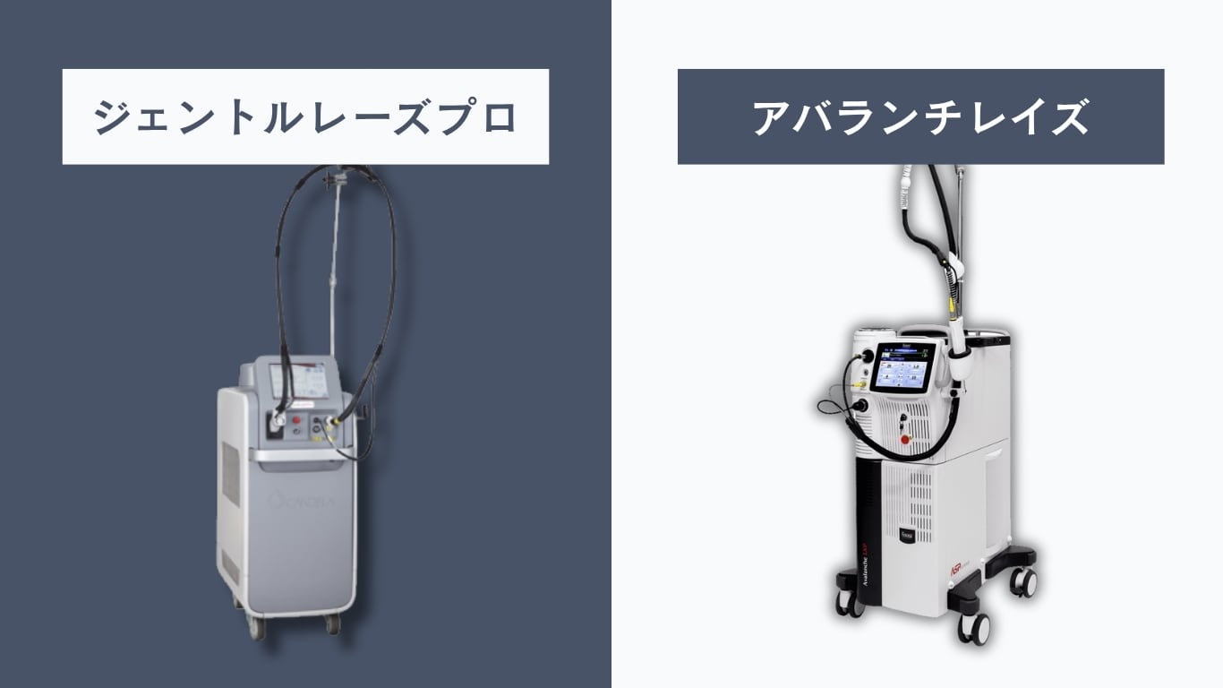 ①希望に合わせて医療用脱毛器が選べる（熱破壊式対応）
