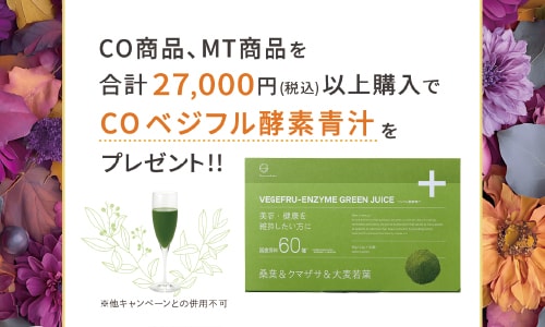 60種類の野菜と果物の恵みがたっぷり