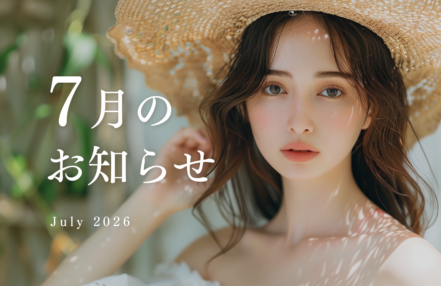 湘南美容クリニック広島院 7月のお知らせ