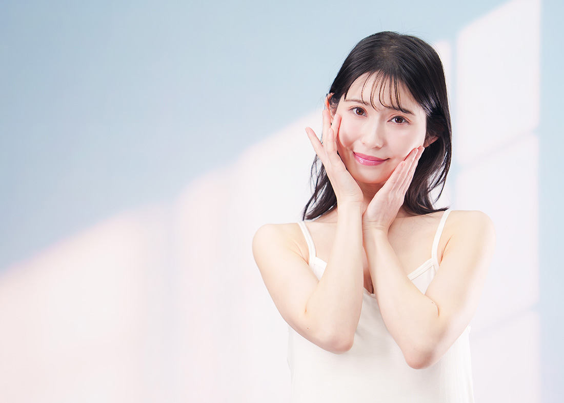 肌の内部がしっとり、表面はツヤツヤに