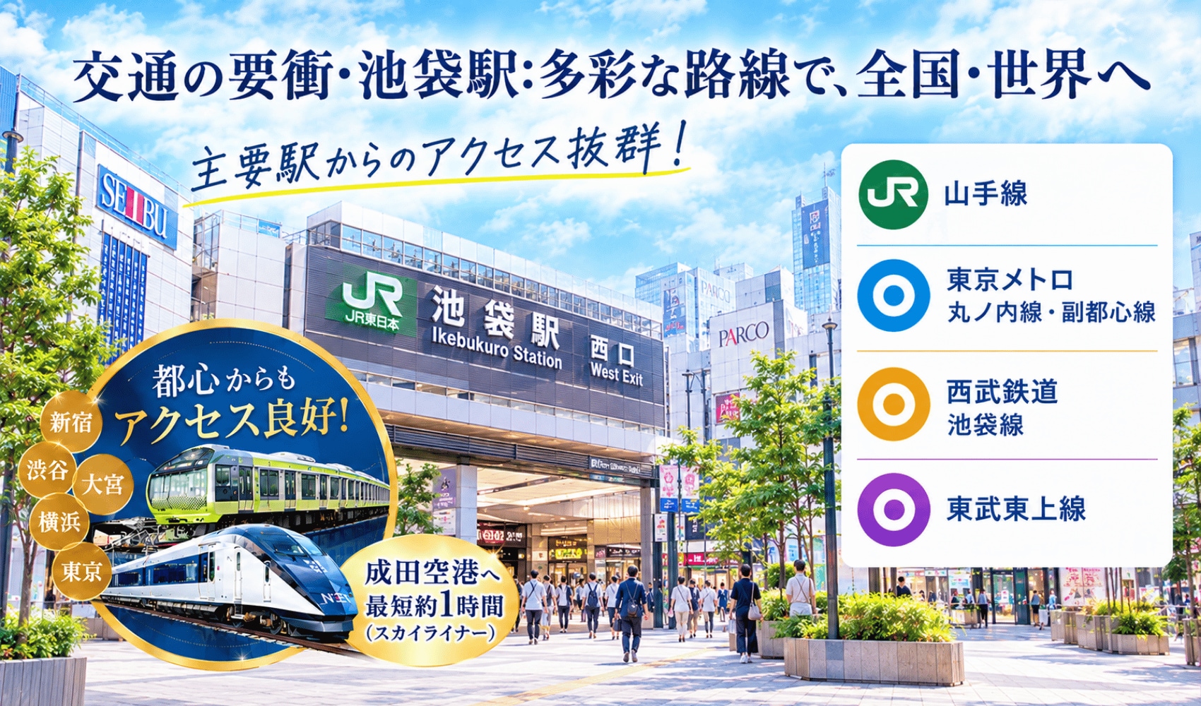 池袋駅へのアクセス