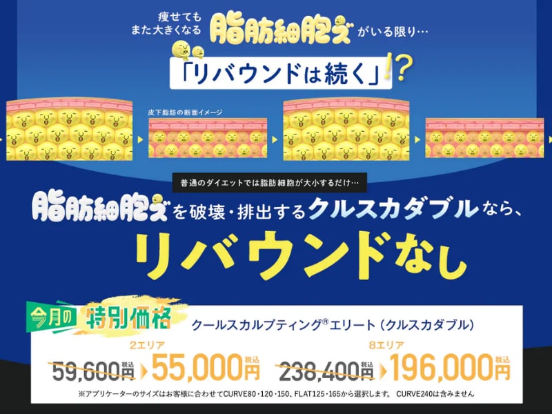 クールスカルプティング　池袋　痩身治療　ダイエット