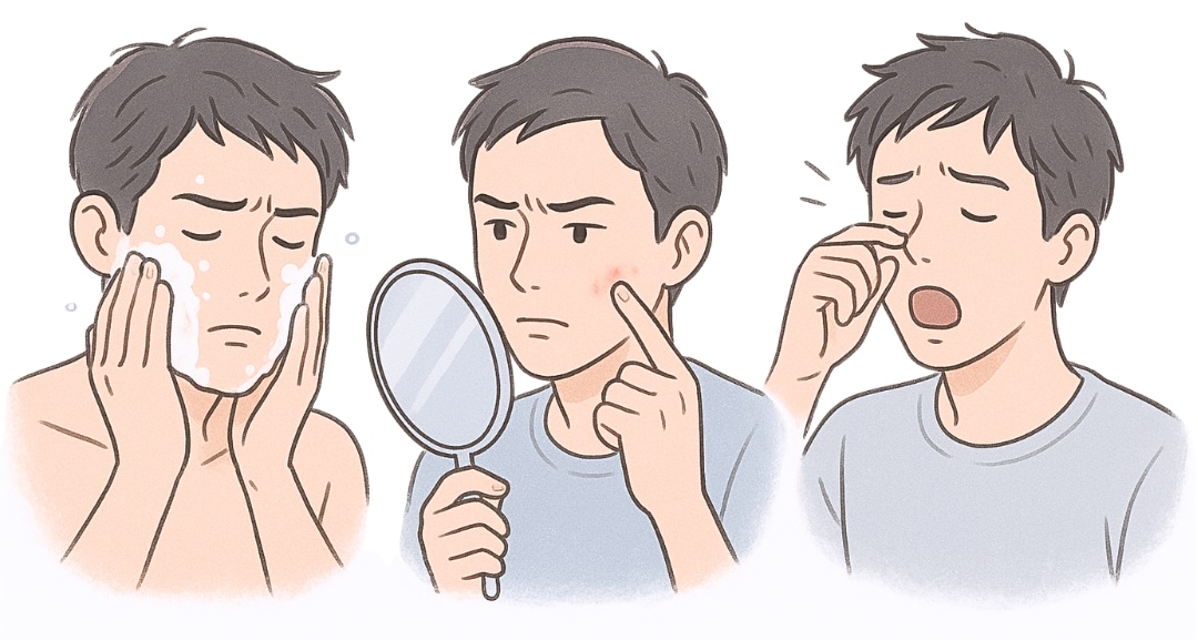 ニキビ予防のためにやってはいけないこと
