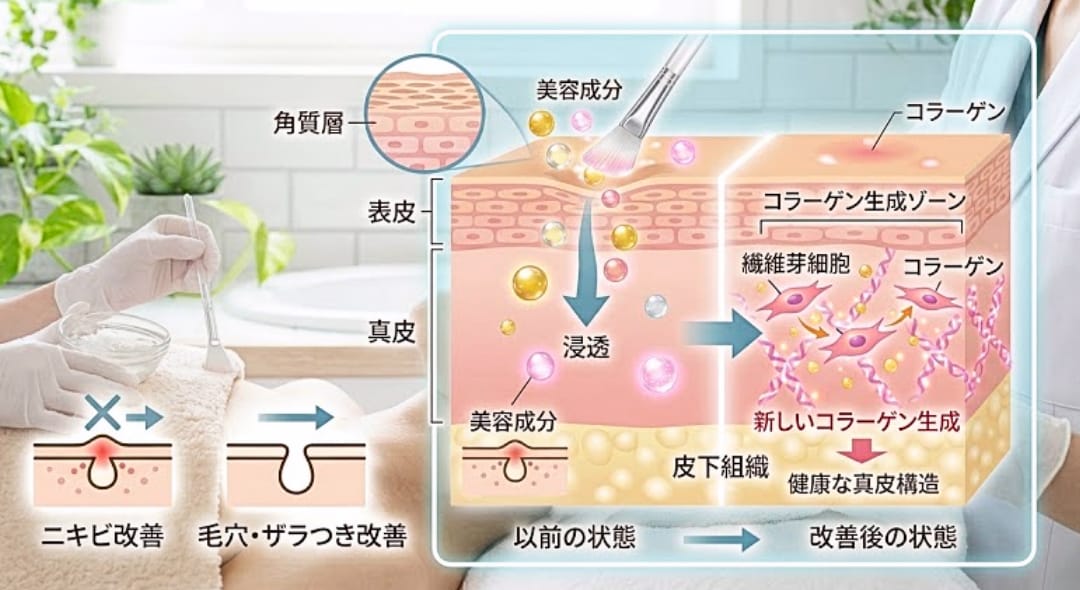 肌の土台から整える肌育ピーリングの定義