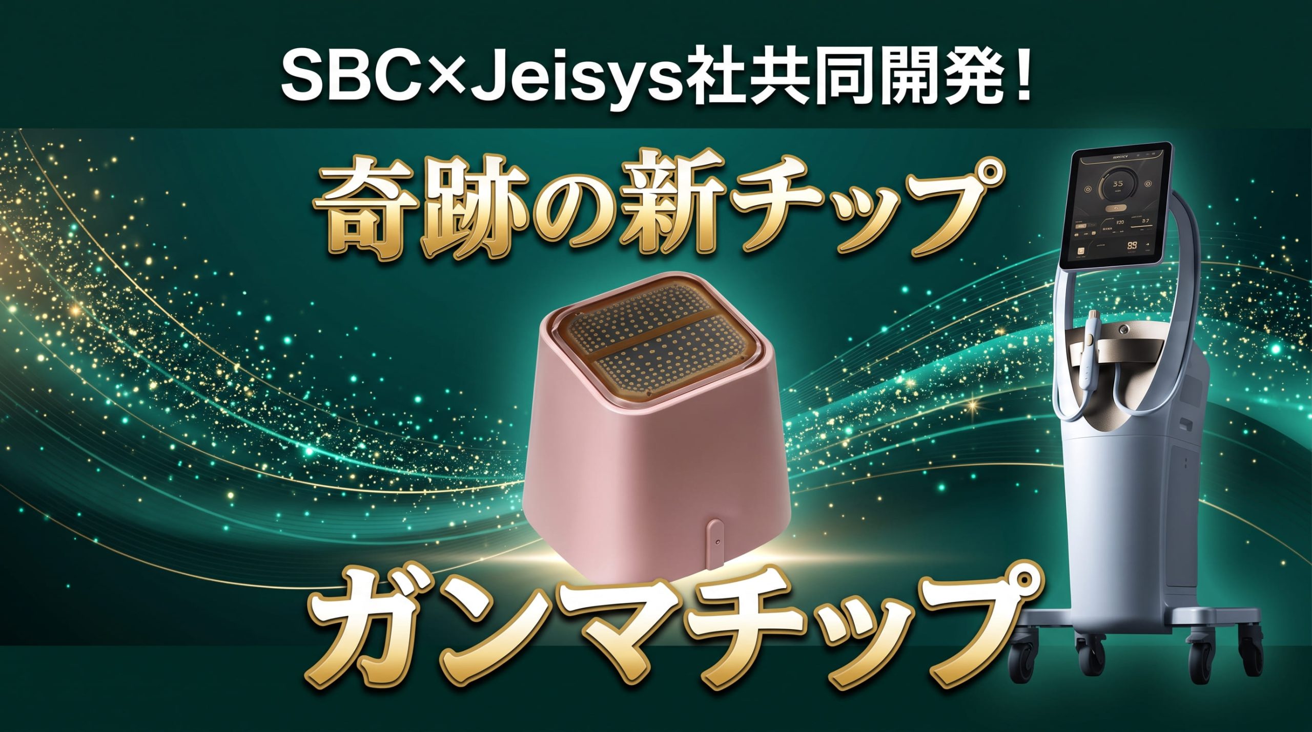 SBC×Jeisys社共同開発！奇跡の新チップ