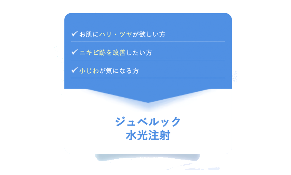 ジュベルック水光注射がおすすめな方