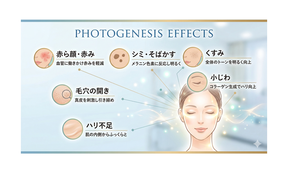 フォトジェネシスの効果