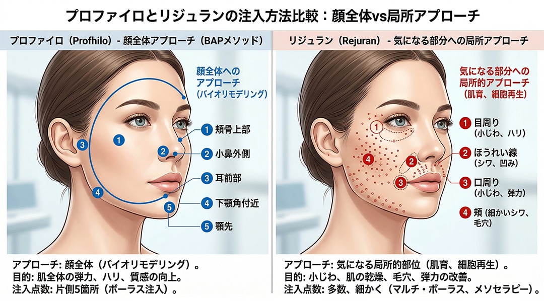 プロファイロとの違いと使い分け